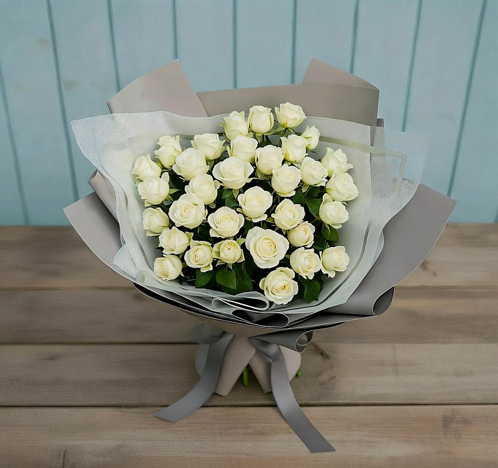 Букет Белоснежная нежность в Зайково