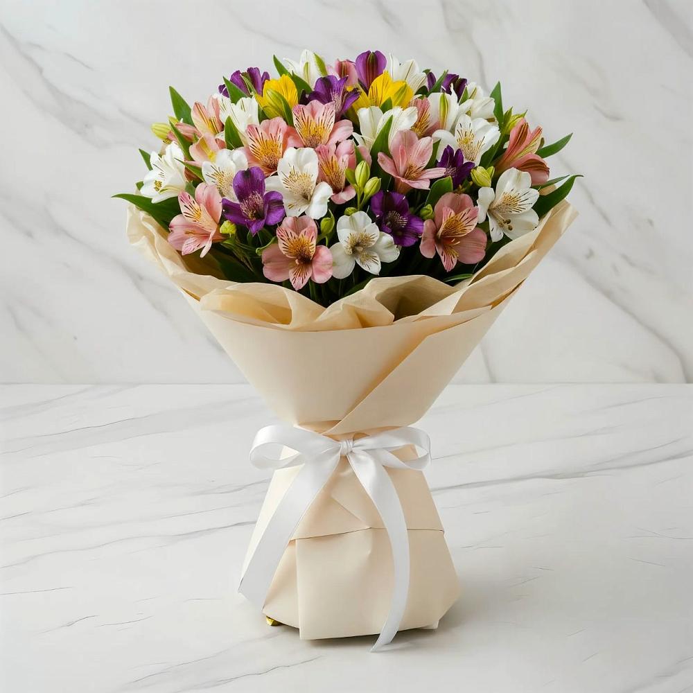 Букет цветов из: Альстромерии в Зайково