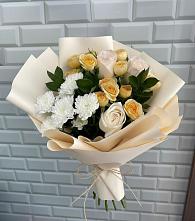 Букет цветов из:  Розы и Хризантемы в Зайково