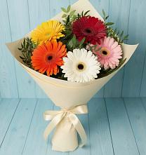 Букет цветов из:  Герберы #REPLACE_PRED# Зайково