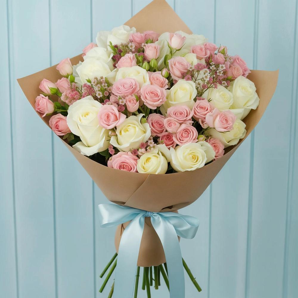 Букет цветов из: Розы в Зайково