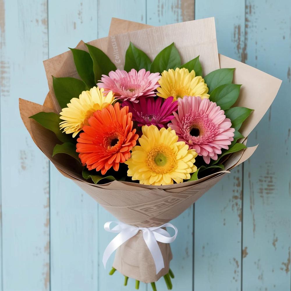 Букет цветов из: Герберы в Зайково
