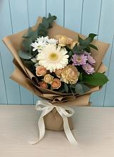Букет цветов из:  Герберы и Хризантемы в Зайково