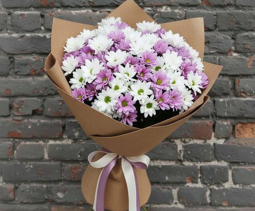 Букет цветов из: Хризантемы в Зайково