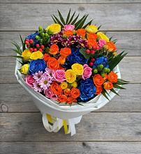 Букет цветов из:  Розы и Хризантемы #REPLACE_PRED# Зайково