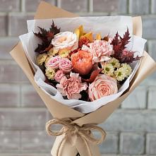Букет цветов из:  Гвоздики, Хризантемы и Розы в Зайково