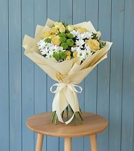 Букет цветов из:  Хризантемы и Розы в Зайково