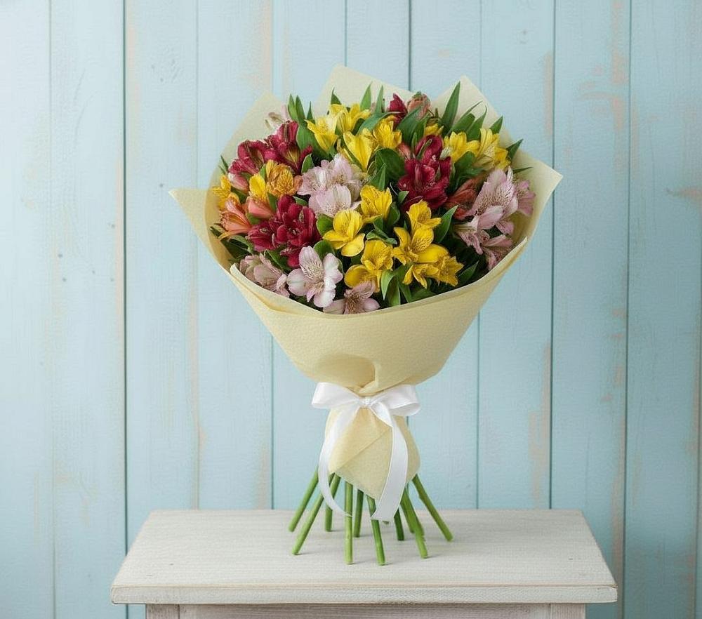 Букет цветов из: Альстромерии в Зайково