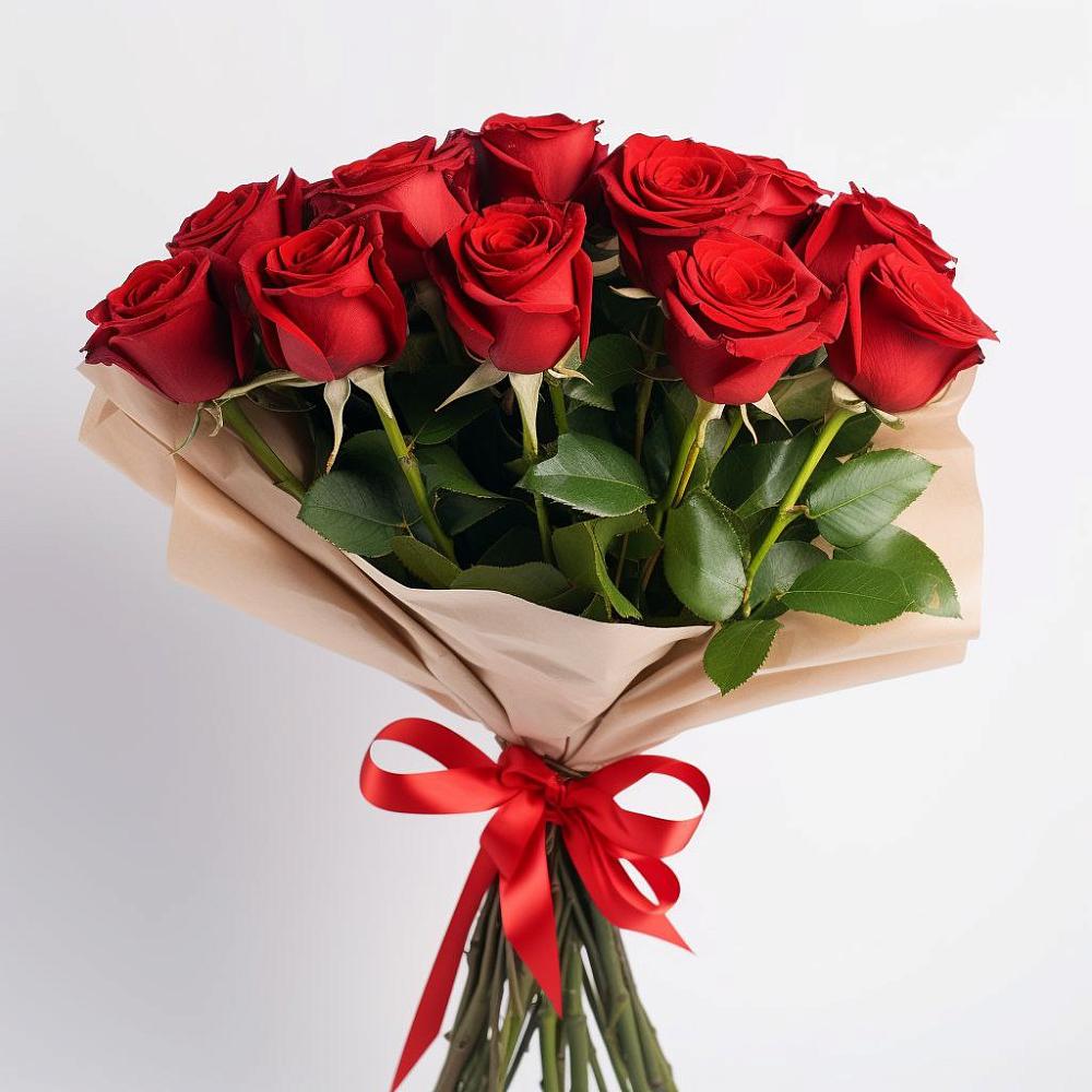 Букет 11 Красных роз Эдлесс Лав в Зайково