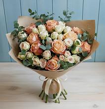 Букет цветов из:  Альстромерии и Розы #REPLACE_PRED# Зайково