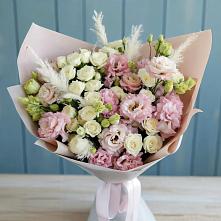 Букет цветов из:  Альстромерии и Розы #REPLACE_PRED# Зайково