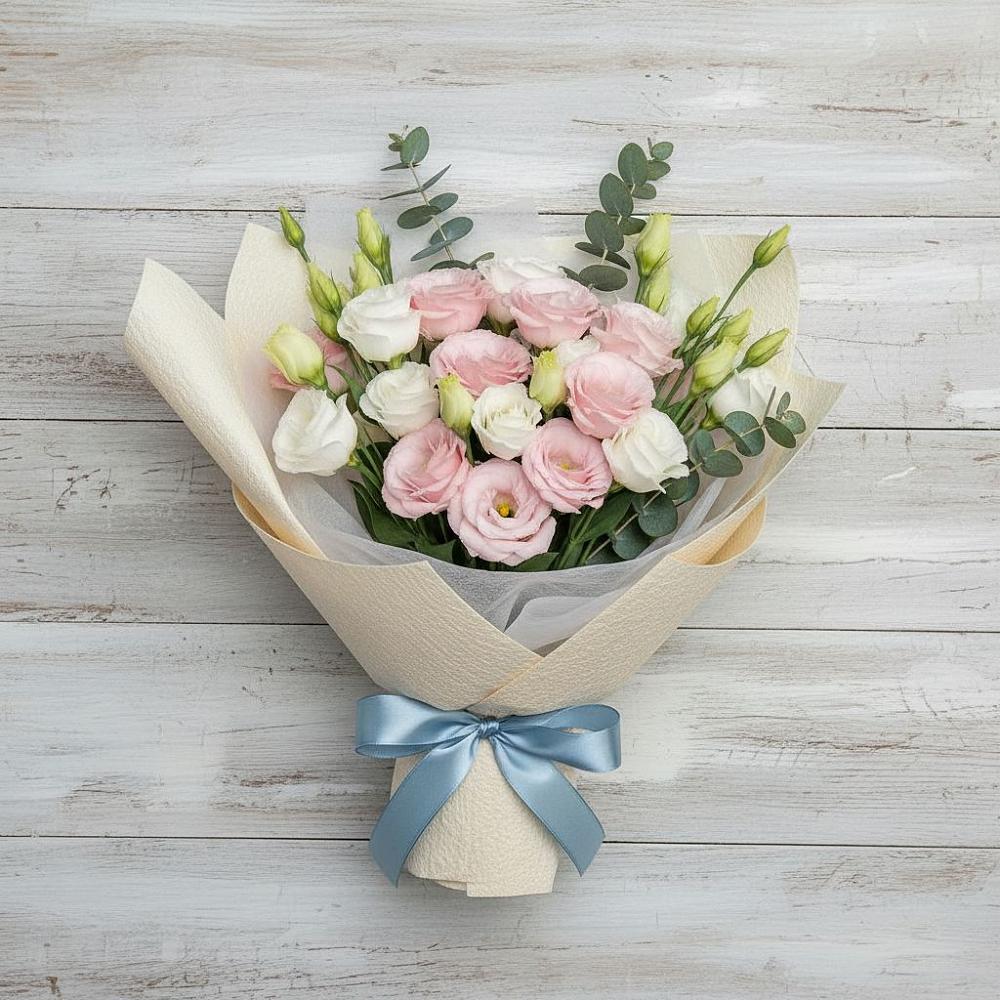 Букет цветов из: Лизиантусы в Зайково